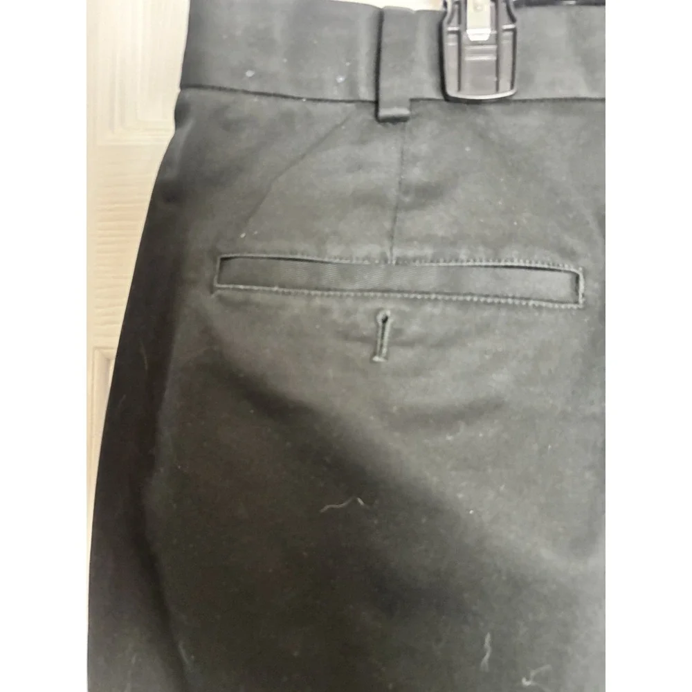 Brooks Brothers Advance Chino Clark Mens 38x30‎ Black Pants Preppy Business